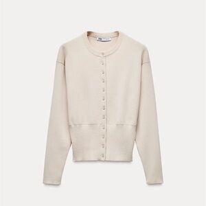Zara smooth knit cardigan